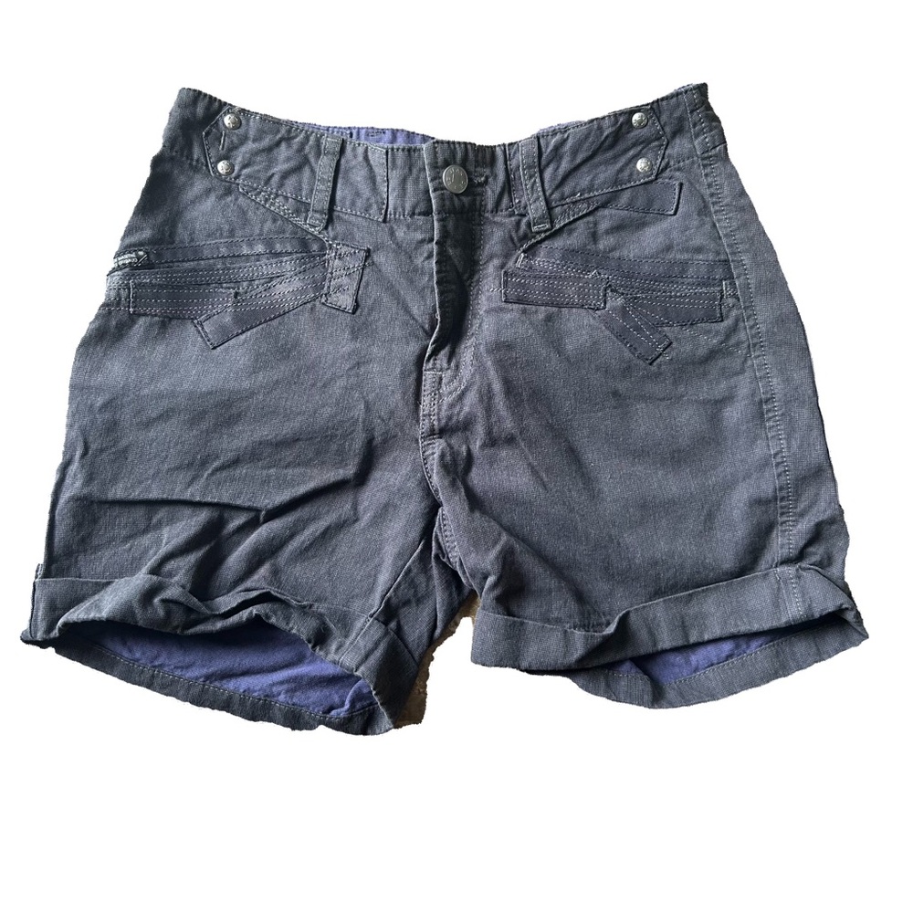 Marithe Francois Girbaud Dark Gray Jean Shorts